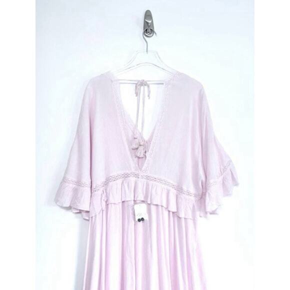 Free People Paradiso Maxi Dress in Pink Rose Size Small - Picture 5 of 9